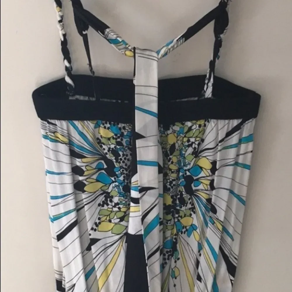 BEBE Silk/Spandex Printed Party Dress - Picture 10 of 11